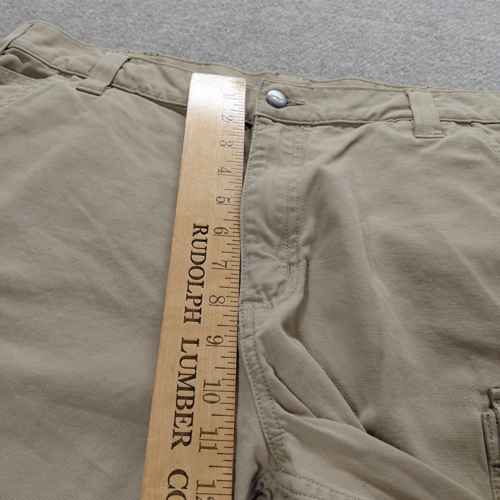 Carhartt Relaxed Rugged Flex Shorts Mens 38 Khaki Tan Work Utility 10.5" Inseam - Picture 8 of 12